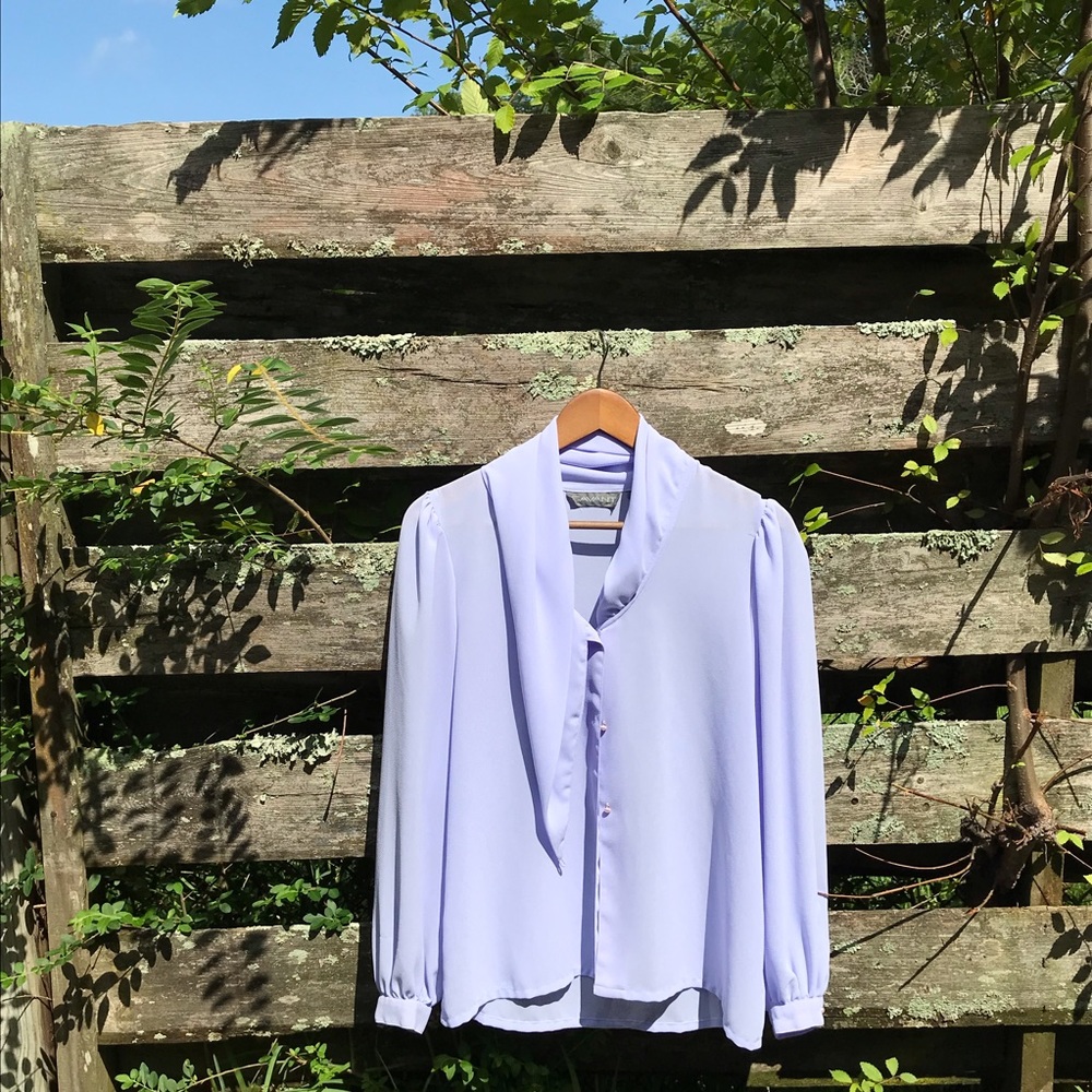 Vintage violet blouse!